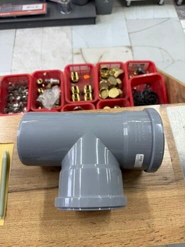 фитинги для пластиковых труб: Муфта, Материалы: Пластик — 2