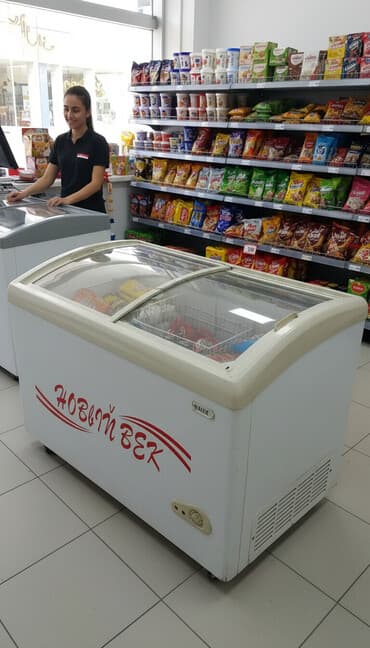 манекен для шитья: Морозильный ларь-витрина «Новый Век» с изогнутыми раздвижными — 1