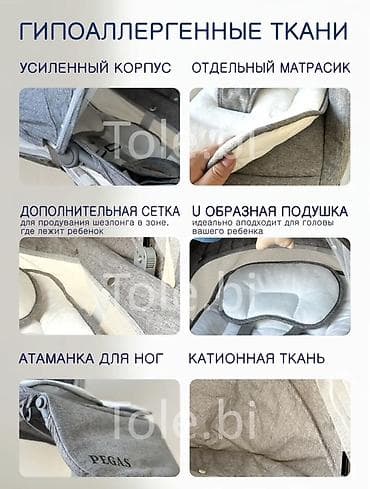 электрокачель: Детский шезлонг, Б/у, Электронная, Другой материал, цвет - Серый — 2