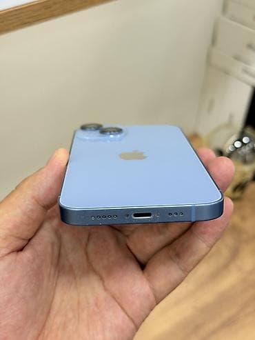 microsoft surface: IPhone 14, Б/у, 128 ГБ, Голубой, Защитное стекло, Чехол, 78 % — 4