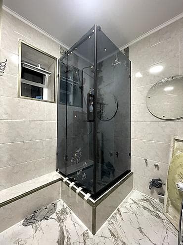 перегородки в душевой: Душевые кабины в Бишкеке душевая перегородка стеклянные — 6