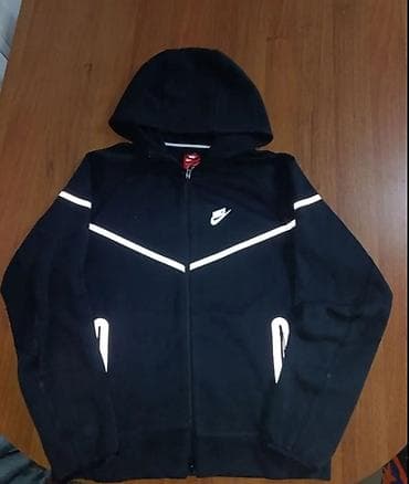 Мужская толстовка, L, Nike, Новый, цвет - Черный, Платная доставка