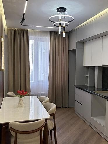 Недвижимость: 2 комнаты, 58 м², Элитка, Пишпек Элитка, 11 этаж, Дизайнерский ремонт — 6