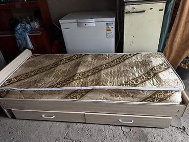 bunk bed: Односпальная кровать, С ящиком для хранения, длина - 190 см — 7