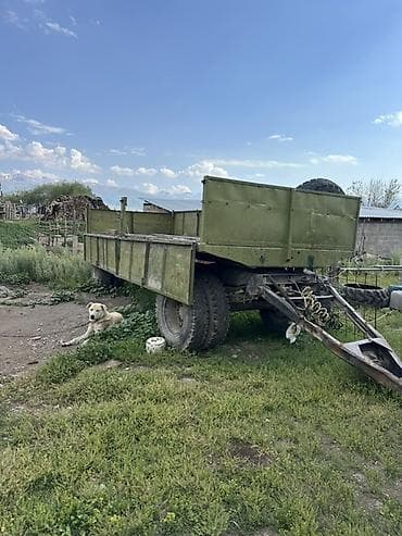 габариты: Прицеп-самосвальный/бортовой сельскохозяйственный, двухосный - Тип — 2
