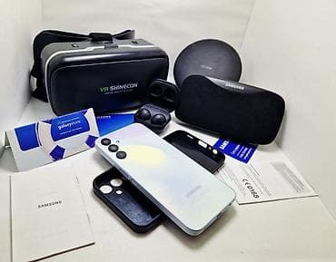 ipod touch 7: Samsung Galaxy A15, Б/у, 256 ГБ, цвет - Белый, 1 SIM, 2 SIM, eSIM — 2