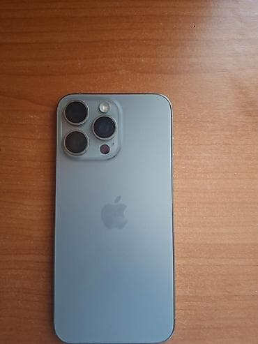 IPhone 15 Pro, Б/у, 256 ГБ, Blue Titanium, Кабель, 78 % at lalafo.kg IPhone 15 Pro, Б/у, 256 ГБ, Blue Titanium, Кабель, 78 %