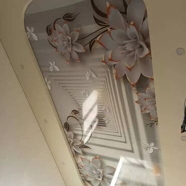 услуги разнорабочего: Керме шыптар Жылтырак, Жылтырабаган, 3D потолоктор Кепилдиги, Акысыз консультация, Акысыз ченөө — 8