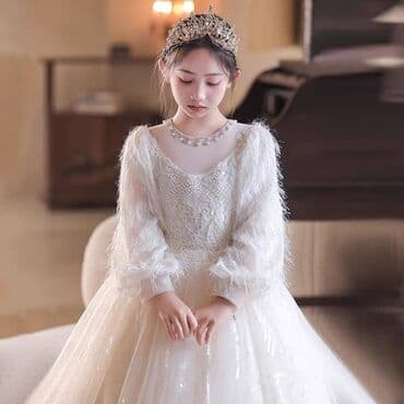 школьная одежда для девочек: Детское платье, Новый — 10