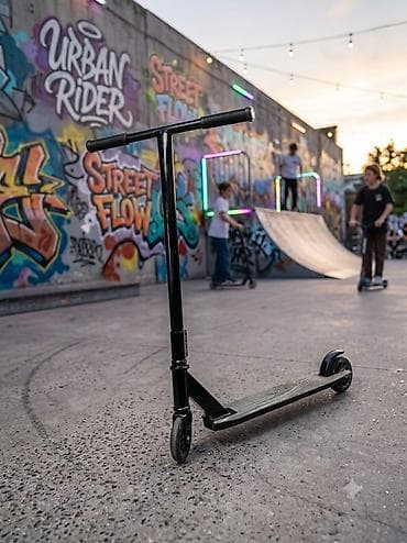 Другой транспорт: Трюковый сомакат (stunt scooter) т-образный руль: усиленная — 2