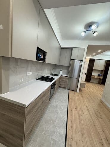 квартиры бишкек на аренду: 2 комнаты, Агентство недвижимости, Без подселения, С мебелью полностью — 7