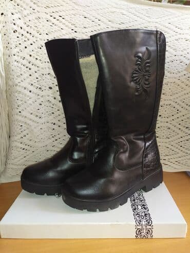 скандия обувь детская зимняя: Сапоги подростковые зимние.На тракторной подошве.В хорошем состоянии — 4