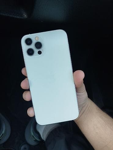 iphon 17: IPhone 12 Pro, Б/у, 128 ГБ, Серебристый, Зарядное устройство, 76 % — 1