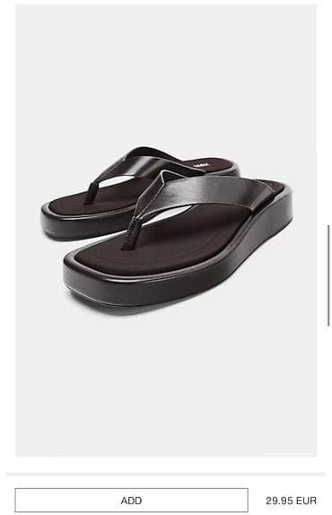 Босоножки, сандалии, шлепанцы: Босоножки, 42, Zara, Новый, цвет - Белый, Самовывоз — 8