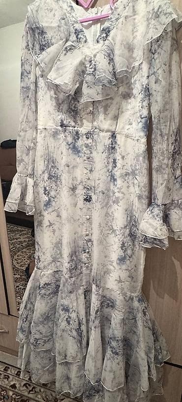 куплю платья: Вечернее платье, Русалка, Длинная модель, С рукавами, XS — 1