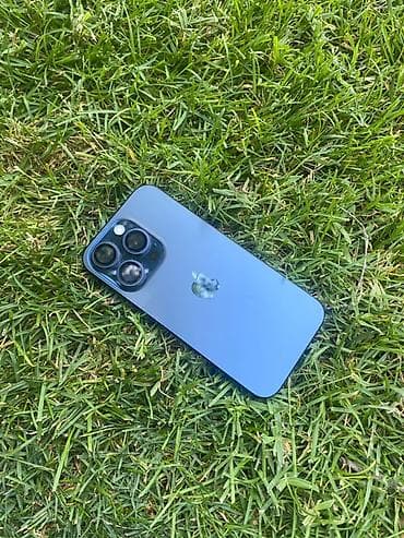 IPhone 15 Pro, Б/у, 1 ТБ, Sierra Blue, Защитное стекло, Чехол, 88 %