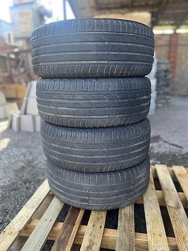 140 280: Шины 215 / 55 / R 17, Лето, Б/у, Комплект, Легковые, Япония, Bridgestone — 1