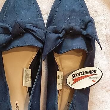 Мокасины и лоферы: Балетки/лоферы 42 размера женские Sole Sensation - Цвет: тёмно‑синий — 8