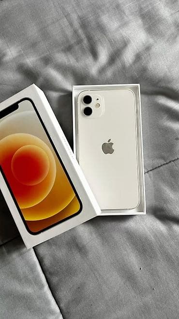 12 iphone pro: IPhone 12, Б/у, 128 ГБ, Белый, Коробка — 1