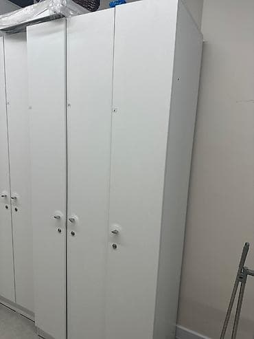 Чечинүүчү жайга шкафтар: Кийим чечүүчү жай үчүн шкаф, ЛДСП — 2