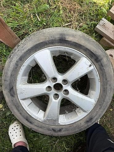 r18 22545: Колеса в сборе 235 / 55 / R 18, Лето, Б/у, 1 шт, Литые, отверстий - 5 — 4