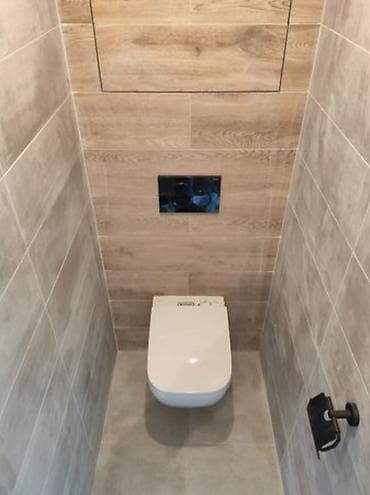 ремонт гидроскутеров: Современная отделка санузла «под ключ» - Стиль: минимализм, сочетание — 7