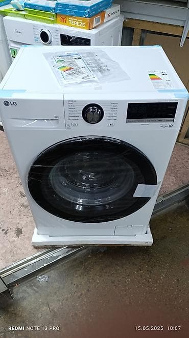 газ таганок: Кир жуучу автомат машина, Жаңы, LG, 8 кг чейин, Фронталдык, Дүңүнөн — 3