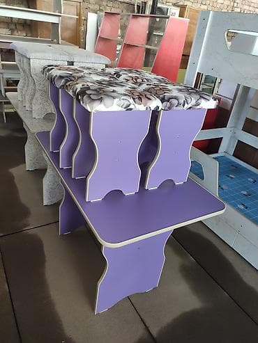 Кухонный стол и стул, Новый, Самовывоз, Платная доставка at lalafo.kg Кухонный стол и стул, Новый, Самовывоз, Платная доставка