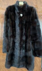 Шуба, Норка, По колено, Китай, Трансформер, M, L