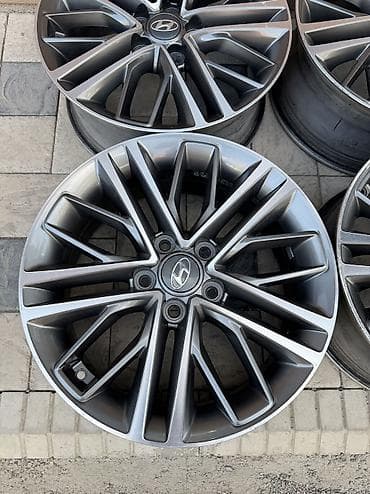Транспорт: Литые Диски R 17 Hyundai, Комплект, отверстий - 5, Б/у — 4