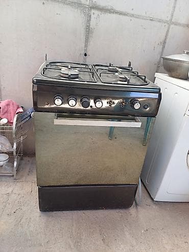 Газовая плита с духовкой, классический формат 50×60 см. Особенности at lalafo.kg Газовая плита с духовкой, классический формат 50×60 см. Особенности