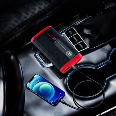 портативное зарядное устройство с розеткой: Пусковое зарядное устройство Jump Starter MT18 20000 Mah Портативное — 3