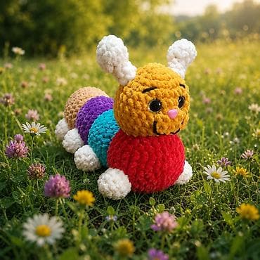 Игрушки: Вязаные игрушки из мягкой плюшевой пряжи (амигуруми) - Ассортимент — 1