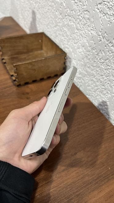 note 20 pro: IPhone 15 Pro, Б/у, 256 ГБ, Белый, Защитное стекло, Чехол, 84 % — 3