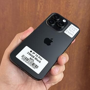 iphone pro max: IPhone 16 Pro, Б/у, 256 ГБ, Black Titanium, 90 % — 10