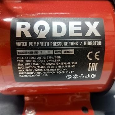 pump: Поверхностный насос-станция RODEX RDX863 с гидроаккумулятором — 2