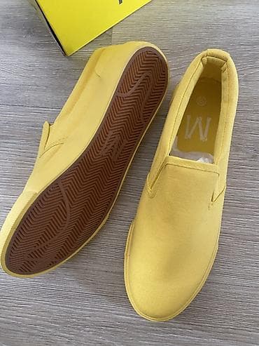 оригинал красовка: Кеды и слипоны NOD TREND, жёлтый цвет Модели: классические кеды на — 3