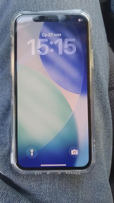 IPhone 11 Pro, Б/у, 64 ГБ, Natural Titanium, Чехол, 100 %