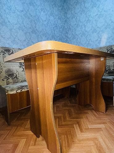 Эмерек: Ашкана гарнитуру, Колдонулган, түсү - Күрөң, Жыгач — 7