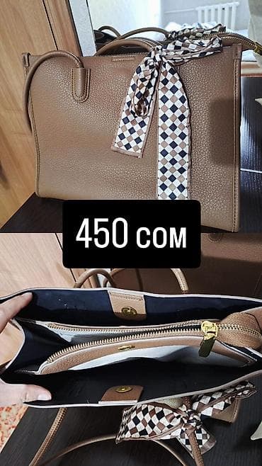 Сумкалар: Классикалык сумка, Италия, Материалы: Эко булгаары, Магнит илмектер, Аялдарга, Жаңы — 3