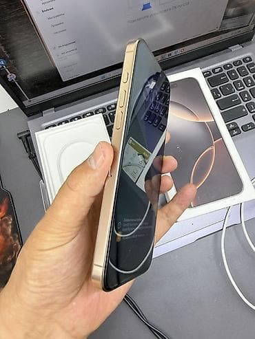 ipod touch: IPhone 16 Pro Max, Б/у, 256 ГБ, Natural Titanium, Коробка, 90 % — 5