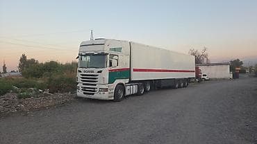 евро тонник: Грузовой автопоезд Scania с полуприцепом-рефрижератором - Тягач — 1