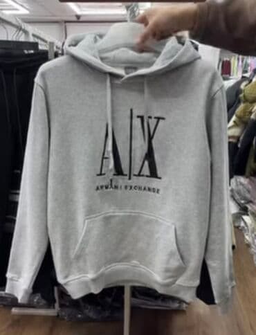 Мужской спортивный костюм, L, Armani, Б/у, цвет - Серый, Самовывоз, Платная доставка