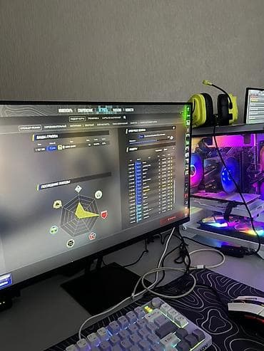 система туман: Компьютер, ядер - 6, ОЗУ 16 ГБ, Игровой, Б/у, Intel Core i5, AMD Radeon RX 6600 XT, HDD + SSD — 1