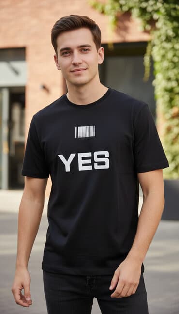 Футболка, Классическая модель, Made in KG, Хлопок, Новый, L