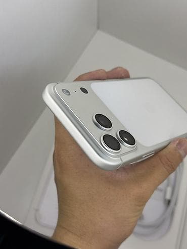 обмен на электро: IPhone 17 Pro Max, Б/у, Серебристый, Кабель, Коробка, 100 % — 9