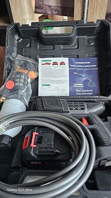 щетки генератора: Беспроводная мини-мойка высокого давления 48V (аккумуляторная) — 1