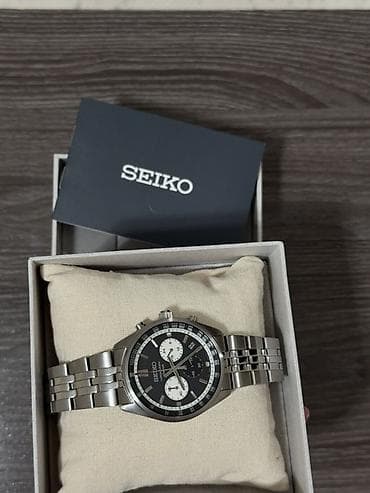 Аксессуарлар: Продаю оригинальные мужские наручные часы Seiko SSB427P1 Покупались — 1