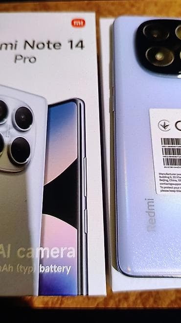Redmi, Redmi Note 14 Pro, Б/у, 512 ГБ, цвет - Фиолетовый at lalafo.kg Redmi, Redmi Note 14 Pro, Б/у, 512 ГБ, цвет - Фиолетовый