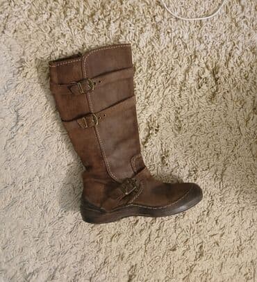 обувь для охоты: Сапожки новые утеплённые, (кожа-замша), 38р. 1290с.; 2-е - — 5